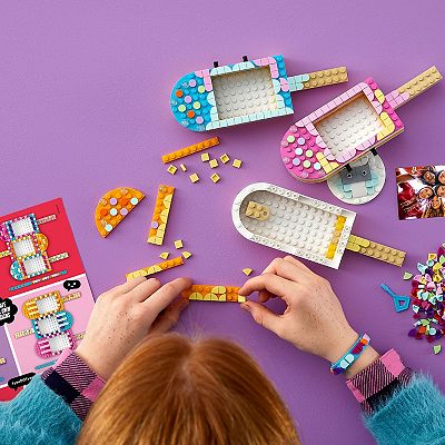 LEGO DOTS Ice Cream Picture Frames Bracelet 41956 DIY Craft Kit 474 Pieces