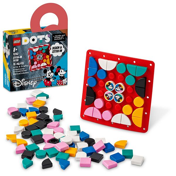 LEGO DOTS Mickey &#38; Minnie Stitch-on Patch Crafts Set 41963