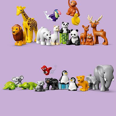 LEGO DUPLO Wild Animals of the World 10975 Building Toy (142 Pieces)