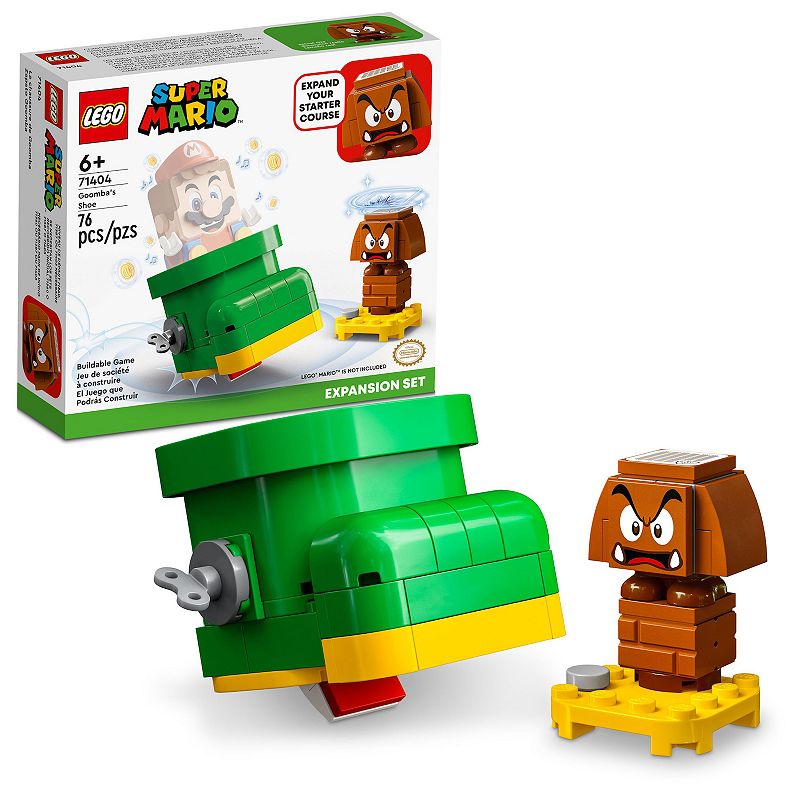 LEGO Super Mario Goombas Shoe Expansion Set 71404 Building Kit, Multicolor
