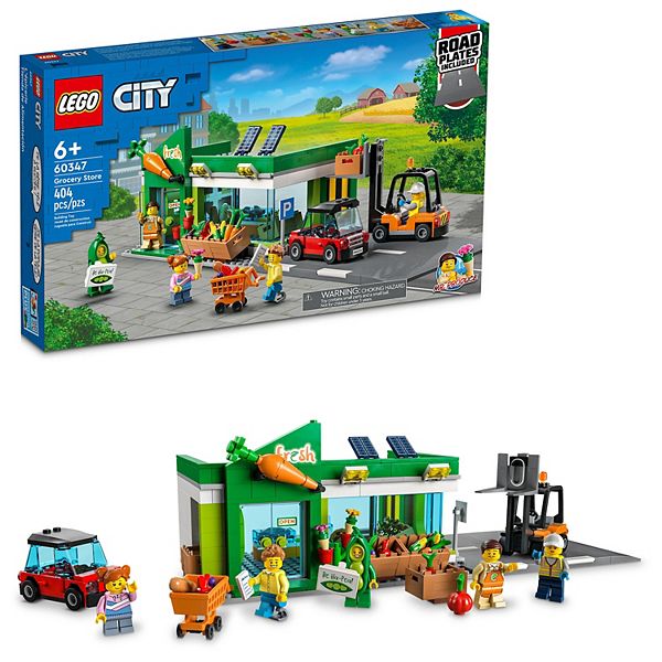 weg schaamte labyrint LEGO City Grocery Store 60347 Building Kit (404 Pieces)