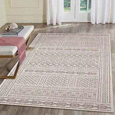 Liora Manne Avena Panel Stripe Indoor Outdoor Rug