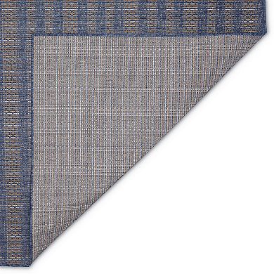 Liora Manne Avena Mosaic Stripe Indoor Outdoor Rug