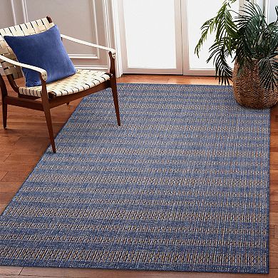 Liora Manne Avena Mosaic Stripe Indoor Outdoor Rug