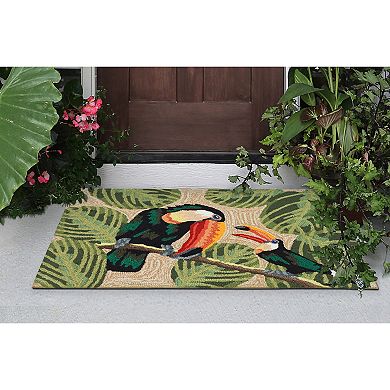 Liora Manne Frontporch Two Cute Toucans Indoor Outdoor Rug