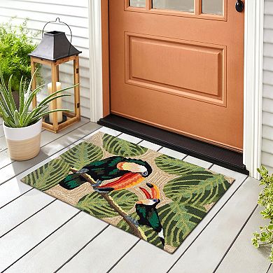 Liora Manne Frontporch Two Cute Toucans Indoor Outdoor Rug