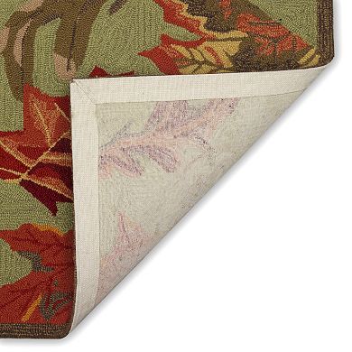 Liora Manne Ravella Falling Leaves Indoor Outdoor Rug