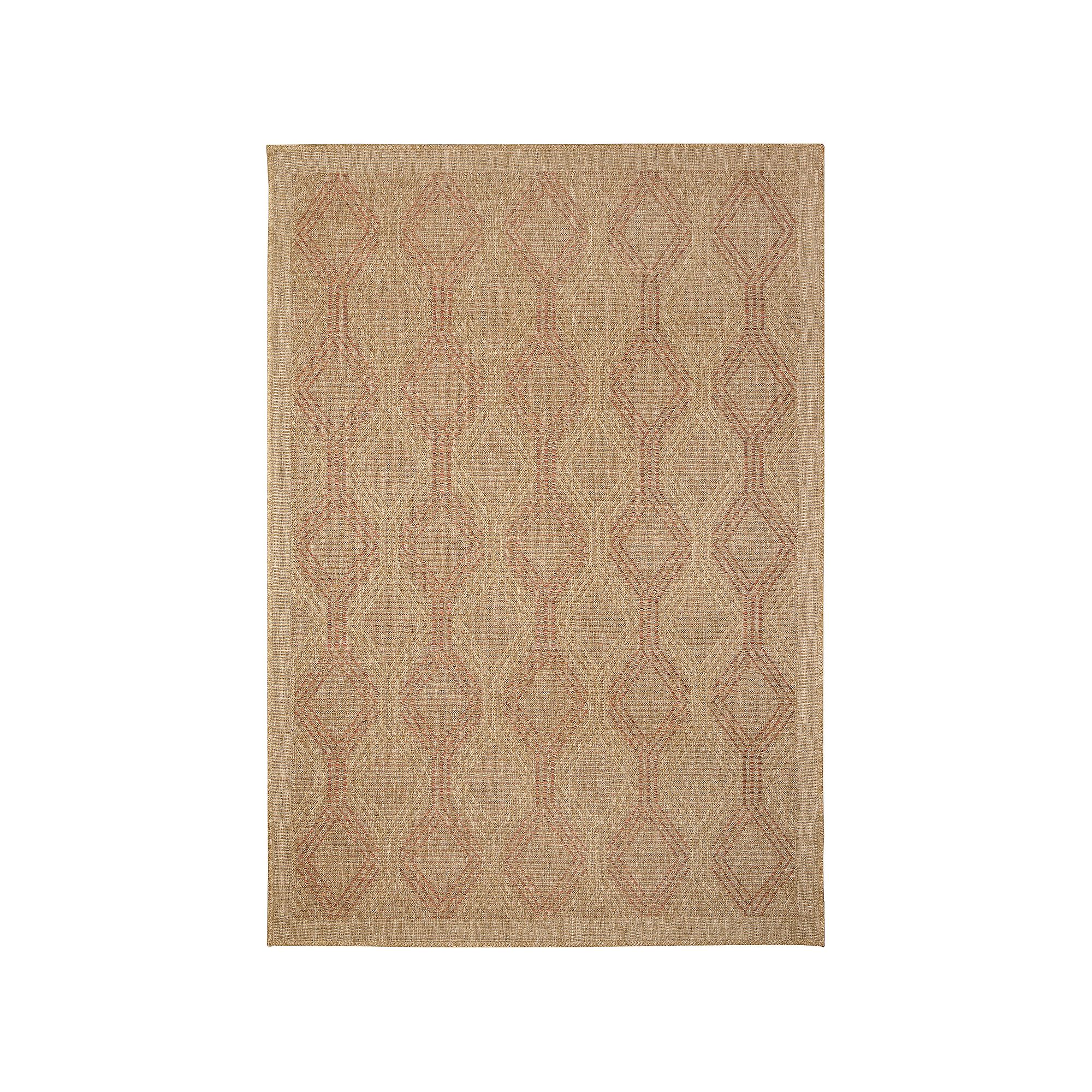 Liora Manne Sahara Links Indoor Outdoor Rug, Terracotta