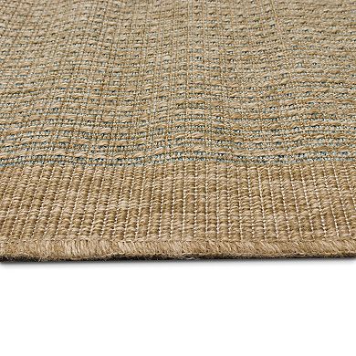 Liora Manne Sahara Texture Border Indoor Outdoor Rug