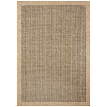 Liora Manne Sahara Texture Border Indoor Outdoor Rug