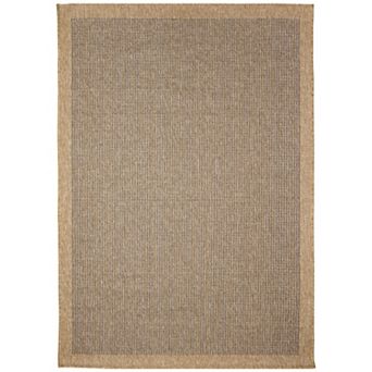 Liora Manne Sahara Texture Border Indoor Outdoor Rug