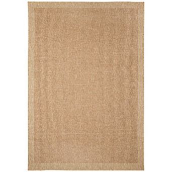 Liora Manne Sahara Texture Border Indoor Outdoor Rug