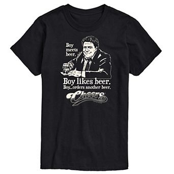 Men's Cheers Boy Meets Beer Tee