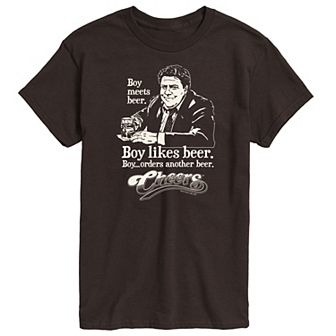 Men's Cheers Boy Meets Beer Tee