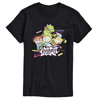 Men's Rugrats Group And Reptar Tee