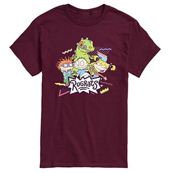 Men's Rugrats Group And Reptar Tee
