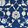 Floral Navy