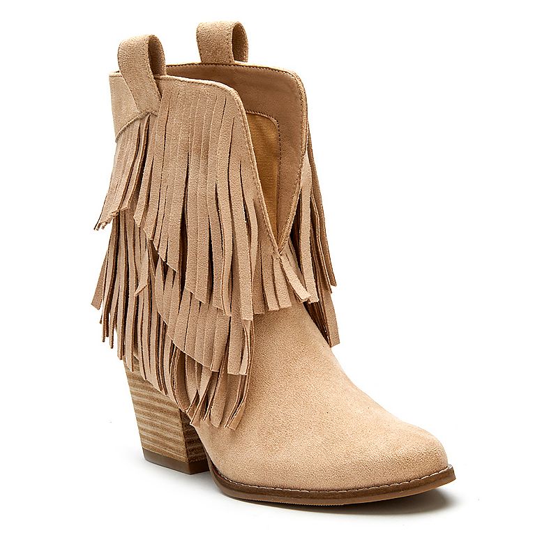Coconuts by Matisse Logan Womens Fringe Western Boots, Size: 6, White