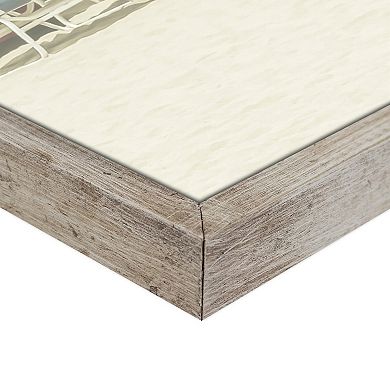 Masterpiece Vintage Beach Scene Framed Wall Art