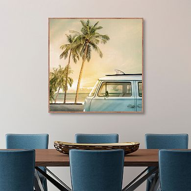Masterpiece Day of Surfing Framed Wall Art