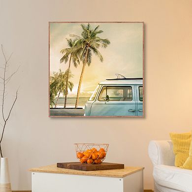 Masterpiece Day of Surfing Framed Wall Art