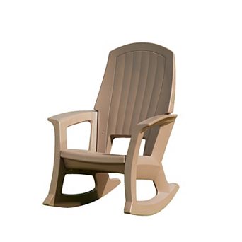 BrylaneHome Oversized 600 Lbs. Weight Capacity Resin Rocker