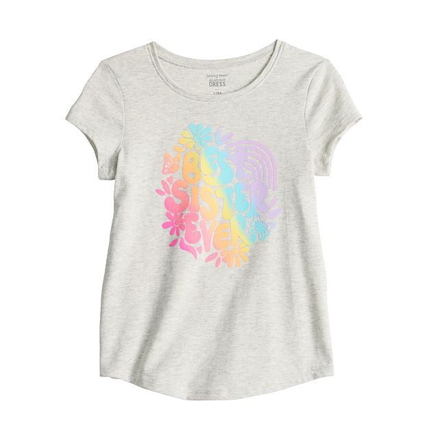 Girls 4-12 Jumping Beans® Shirttail-Hem Tee