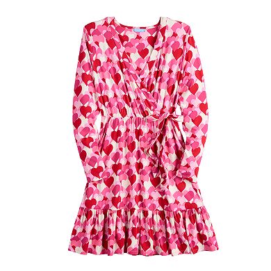 Women's DRAPER JAMES RSVP™ Long Sleeve Knit Wrap Dress