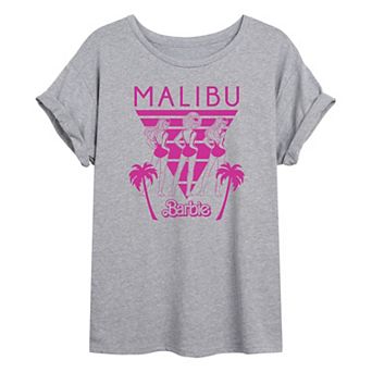 Juniors' Barbie "Malibu" Oversized Tee