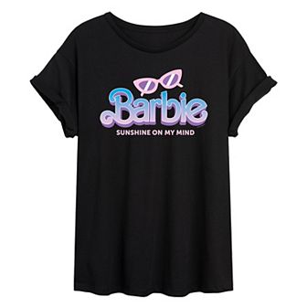 Juniors' Barbie "Sunshine On My Mind" Oversized Tee