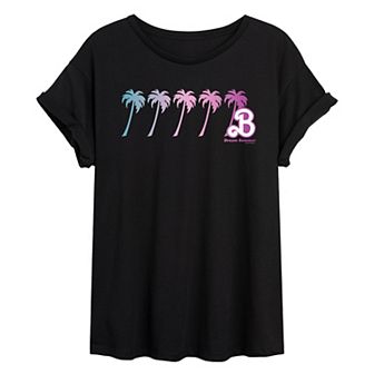 Juniors' Barbie "Dream Summer" Oversized Tee
