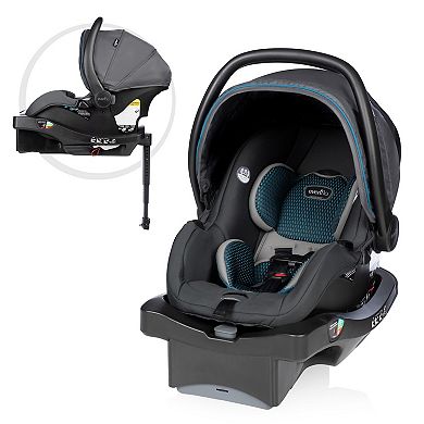Evenflo Litemax DLX Infant car Seat with SafeZone Load Leg Base