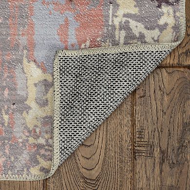 Linon Klarna Machine Washable Rug