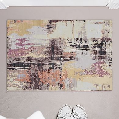 Linon Klarna Machine Washable Rug