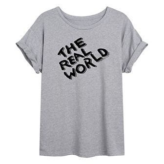 Juniors' MTV "The Real World" Oversized Graphic Tee