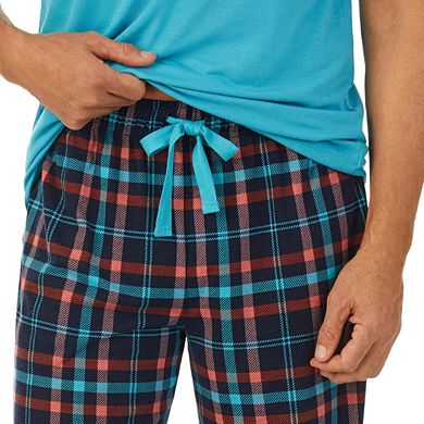 Men's Cuddl Duds® Tee & Pants 2-Piece Pajama Set