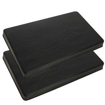 Range Kleen Rectangular Black Burner Kovers 2 pk