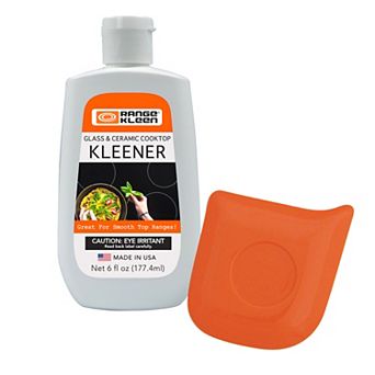 Range Kleen Glass & Ceramic Cooktop Kleener with Bonus Scraper