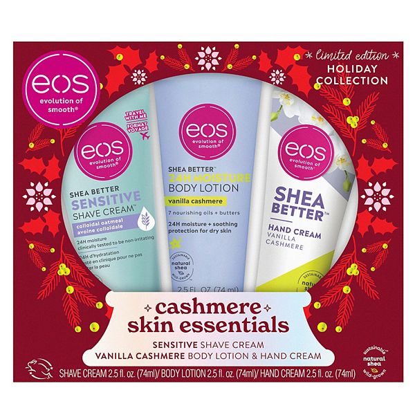 eos Holiday 2022 Vanilla Cashmere Hand Cream & Vanilla Cashmere Body