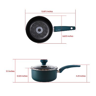 Taste of Home 2-qt. Nonstick Aluminum Saucepan with Lid