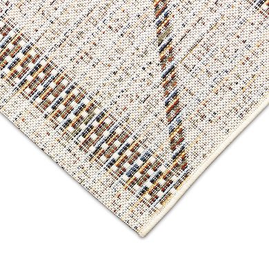Liora Manne Avena Diamond Stripe Indoor Outdoor Rug