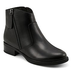 Inexpensive leather clearance boots