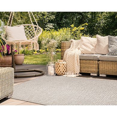 Liora Manne Orly Texture Indoor Outdoor Rug