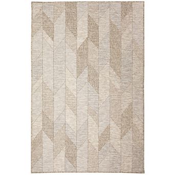 Liora Manne Orly Angles Indoor Outdoor Rug