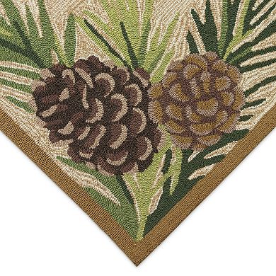 Liora Manne Ravella Forest Border Indoor Outdoor Rug