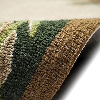 Liora Manne Ravella Forest Border Indoor Outdoor Rug