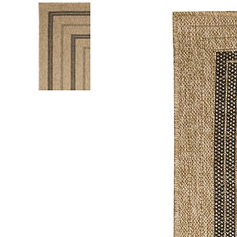 Liora Manne Sahara Multi Border Indoor Outdoor Rug
