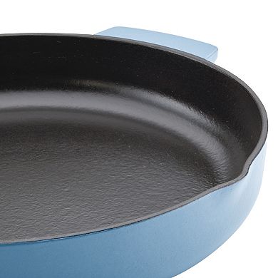 KitchenAid Enameled Cast-Iron Skillet with Helper Handle