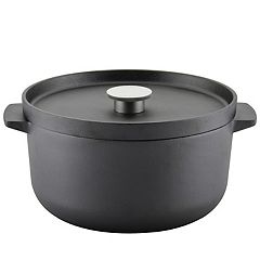 Bruntmor 5 Qt Grey Dutch Oven, Grey Lid, Nonstick Seasoned Pot, 5 Qt -  Foods Co.