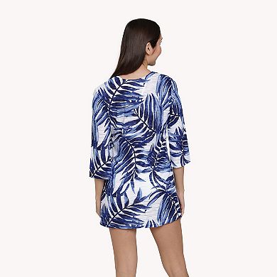 Women's Portocruz Lace-Up Swim Cover-Up Tunic